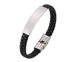 Браслет из кожи под гравировку QB290