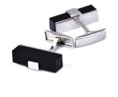 Запонки Хорус с агатом ZP215