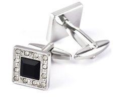 Запонки мужские с цирконами Ороним ZP237