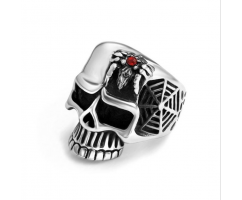Печатка с черепом и пауком R8051