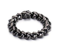 Браслет матовый из стали плетения Дракар SB8236