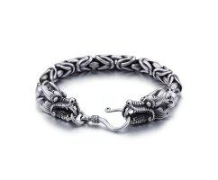 Браслет из стали комбинированного плетения SB8244