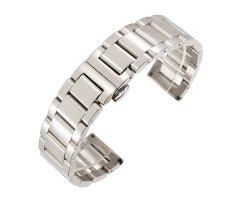 Ремешок стальной с бабочкой клипсой ST200