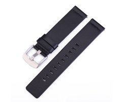 Ремешок из кожи с серебристой застежкой ST261