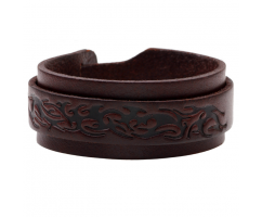 Робинсон браслет из кожи коричневый QB217