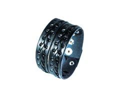 Долтри широкий браслет из кожи QB210