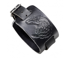 Ульфур браслет широкий из кожи QB224