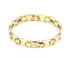 Вольфрамовый браслет золотистый WB8165