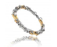 Кей браслет из стали квадратного плетения