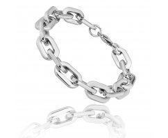 Мордред браслет из стали крупного якорного плетения