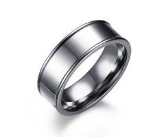 Кольцо из стали с боковыми гранями R146
