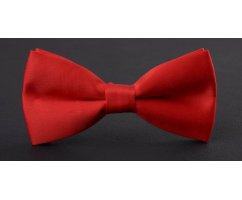 Бабочка однотонная красная BT390