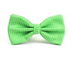 Бабочка зеленая в горошек BT402