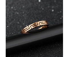 Кольцо из стали на мизинец R168