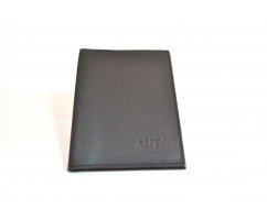 Обложка для автодокументов черная матовая 133981