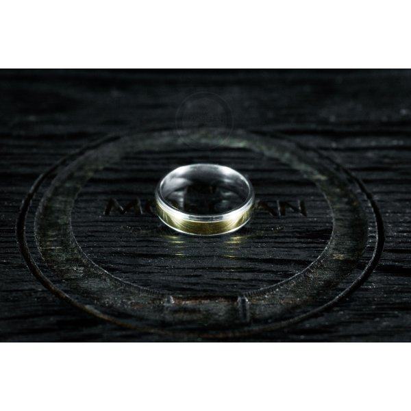 Кольцо из титана золотистое R1207