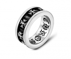 Мужское кольцо с крестами в стиле Chrome Hearts R2176