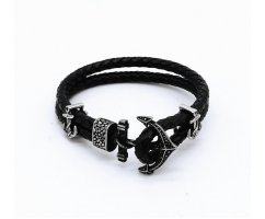 Браслет с якорем из стали YB123