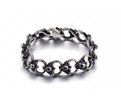 Браслет из стали необычного плетения SB8992