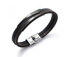 Браслет из кожи двойной QB869
