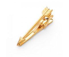 Зажим золотой стрела Z109