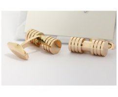 Запонки золотые ZP1488