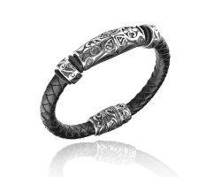 Браслет с крестом массивный QB033