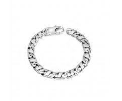 Тонкий браслет из стали плоского плетения SB1663