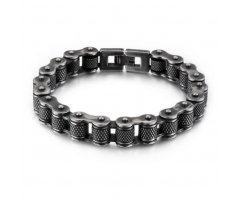 Браслет мотоцепь из стали матовая SB8221