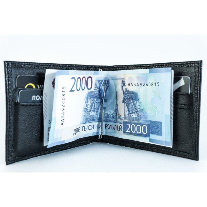 Зажим для денег Morton Sport из натуральной кожи 42409