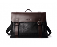 Сумка-портфель черно-коричневая SM376