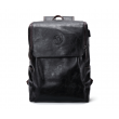 Рюкзак черно-коричневый кожаный SM446