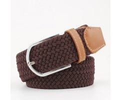 Плетеный ремень темно-коричневый Mr MORGAN RB112
