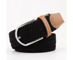 Плетеный ремень черный Mr MORGAN RB116