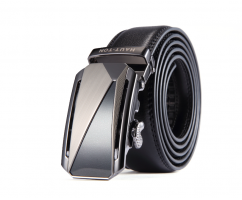 Брючный ремень мужской черный автомат RB135