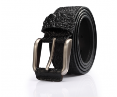 Мужской ремень из натуральной кожи для джинс крокодиловый RB45