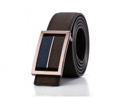 Брючный ремень мужской коричневый RB49