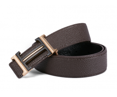 Брючный ремень мужской коричневый RB52