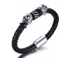 Браслет с головами львов QB31