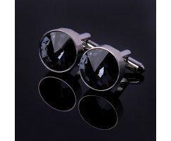 Запонки c фианитом ZP0119