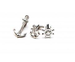 Набор запонки и зажим для галстука Wind of Ocean ZK119