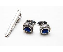 Набор запонки и зажим для галстука Орион ZK127