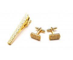 Набор запонки и зажим для галстука Капелла ZK141