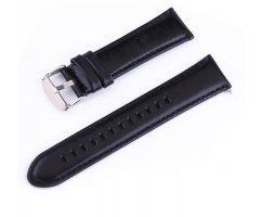 Ремешок из кожи черный быстросъемный ST226