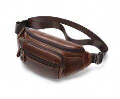 Сумка на пояс из натуральной кожи SM8591