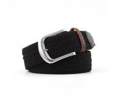 Плетеный ремень черный Mr MORGAN RB134