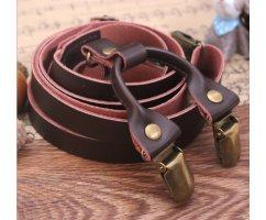 Подтяжки мужские из натуральной кожи PT17