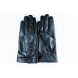 Теплые перчатки мужские на шерсти черные  Mr MORGAN GV015