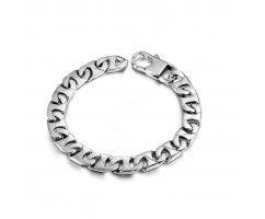 Браслет плетения Бисмарк из стали SB1673