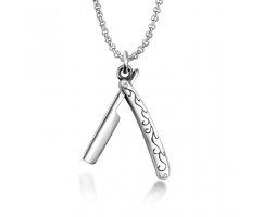 Кулон бритва опасная из стали K385